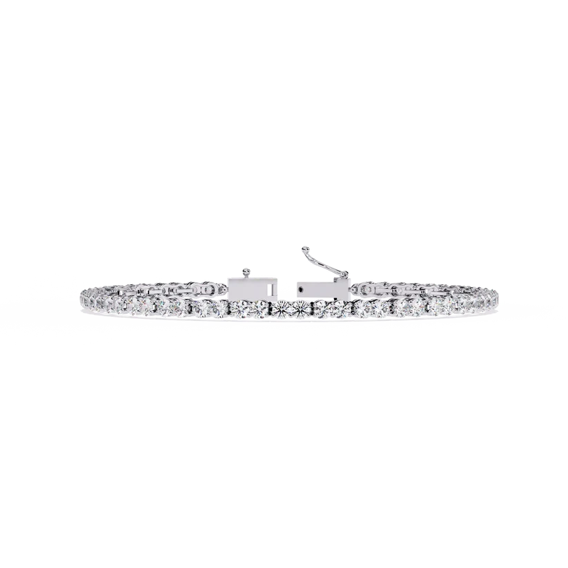 Eternal Radiance Round Diamond Tennis Bracelet