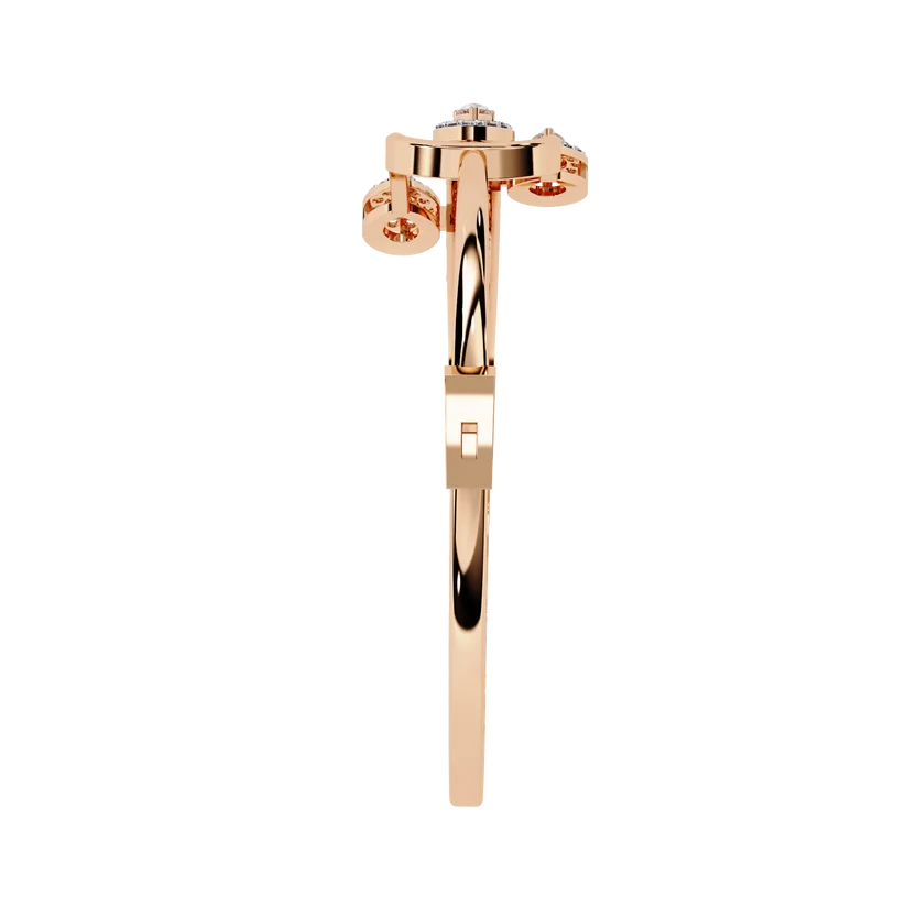 Eternal Embrace Pear & Round Diamond Bracelet