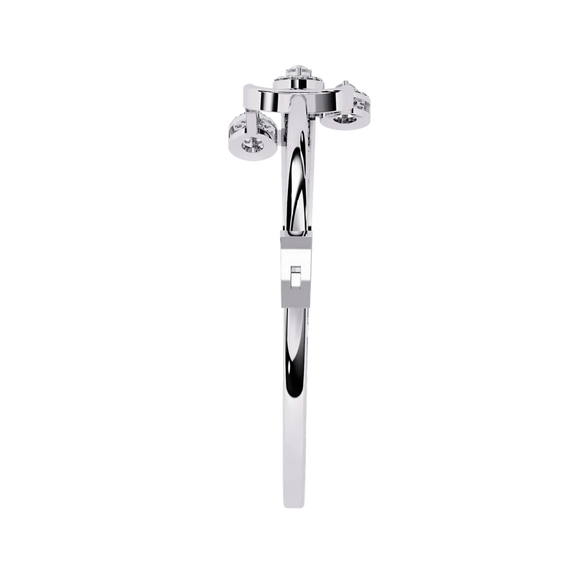 Eternal Embrace Pear & Round Diamond Bracelet