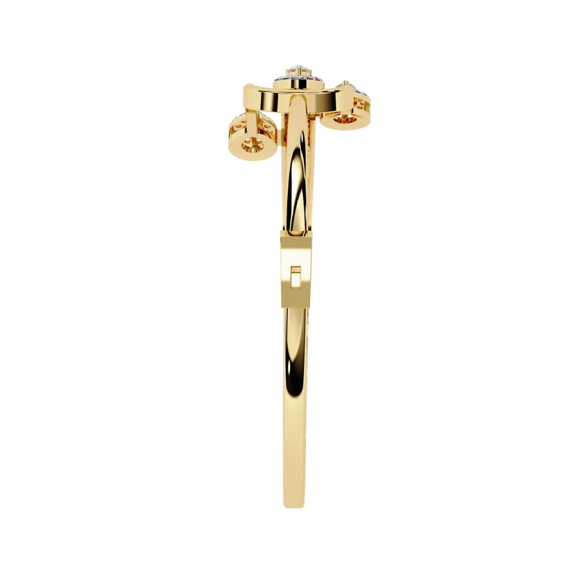 Eternal Embrace Pear & Round Diamond Bracelet