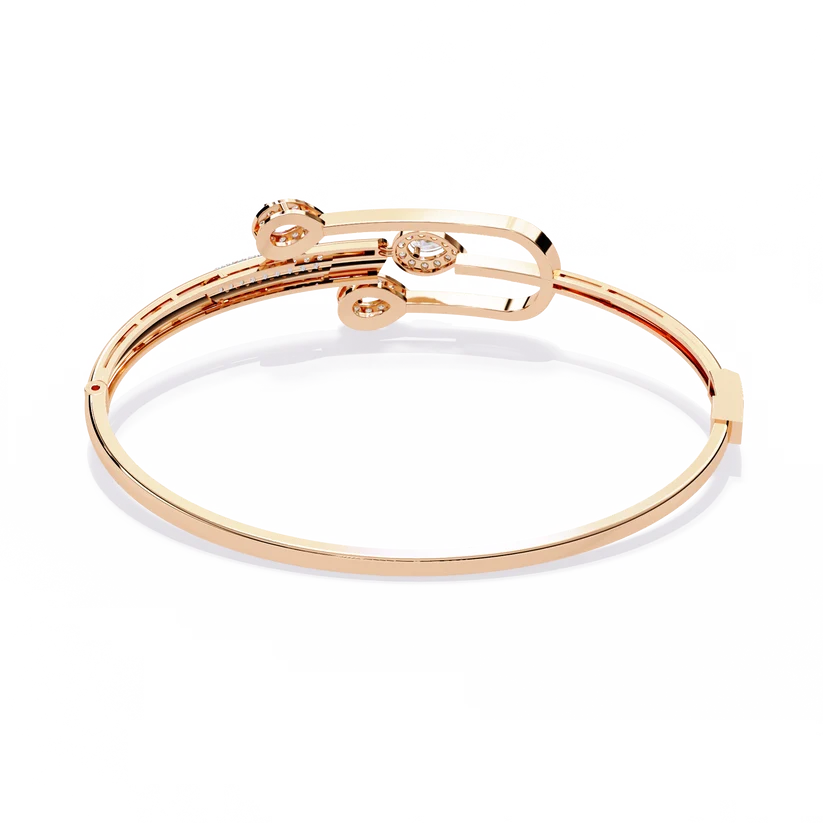 Eternal Embrace Pear & Round Diamond Bracelet
