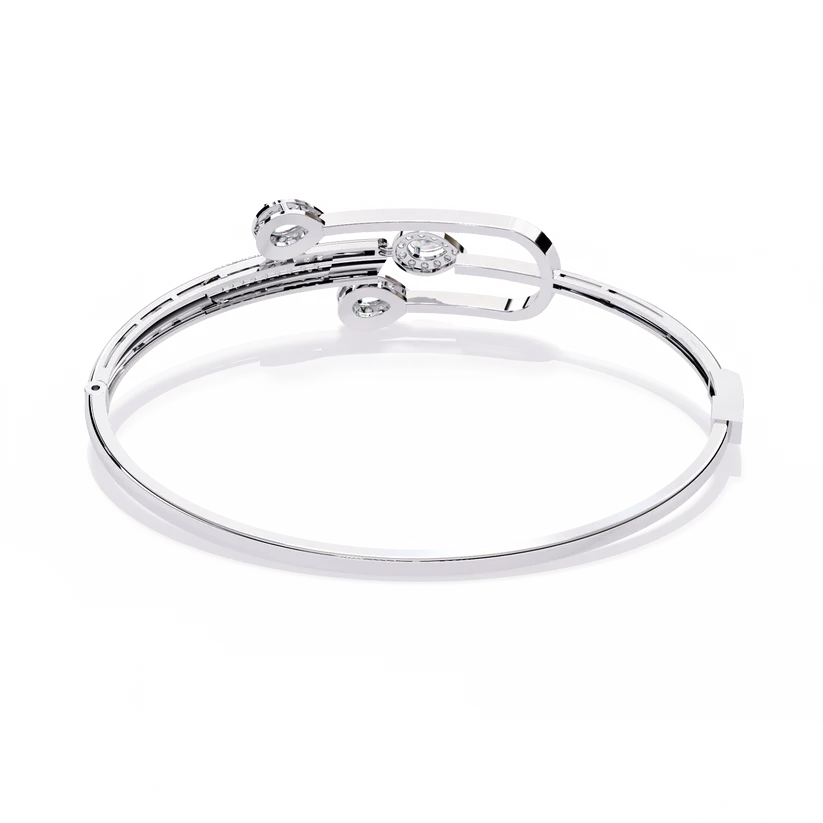 Eternal Embrace Pear & Round Diamond Bracelet