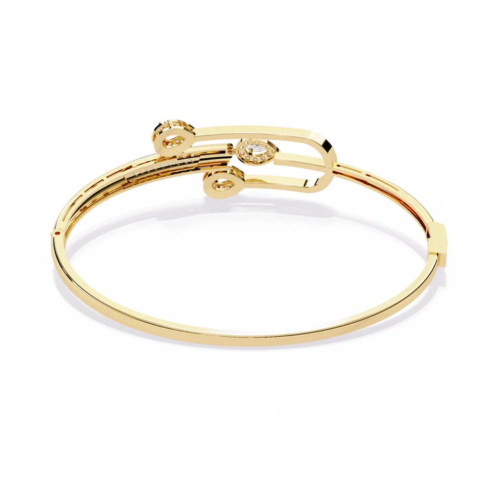 Eternal Embrace Pear & Round Diamond Bracelet
