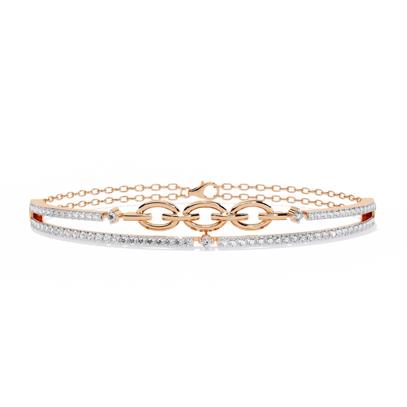Celestial Link Diamond Bracelet