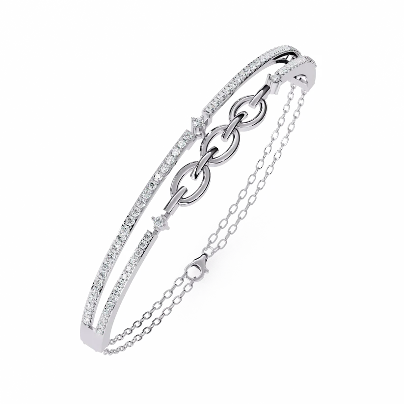 Celestial Link Diamond Bracelet
