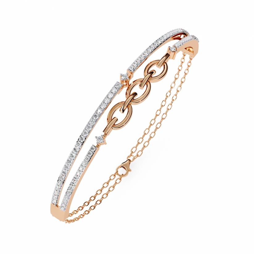 Celestial Link Diamond Bracelet