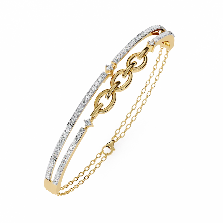 Celestial Link Diamond Bracelet
