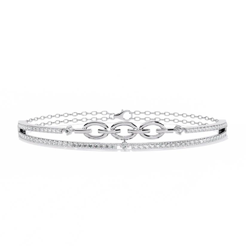 Celestial Link Diamond Bracelet