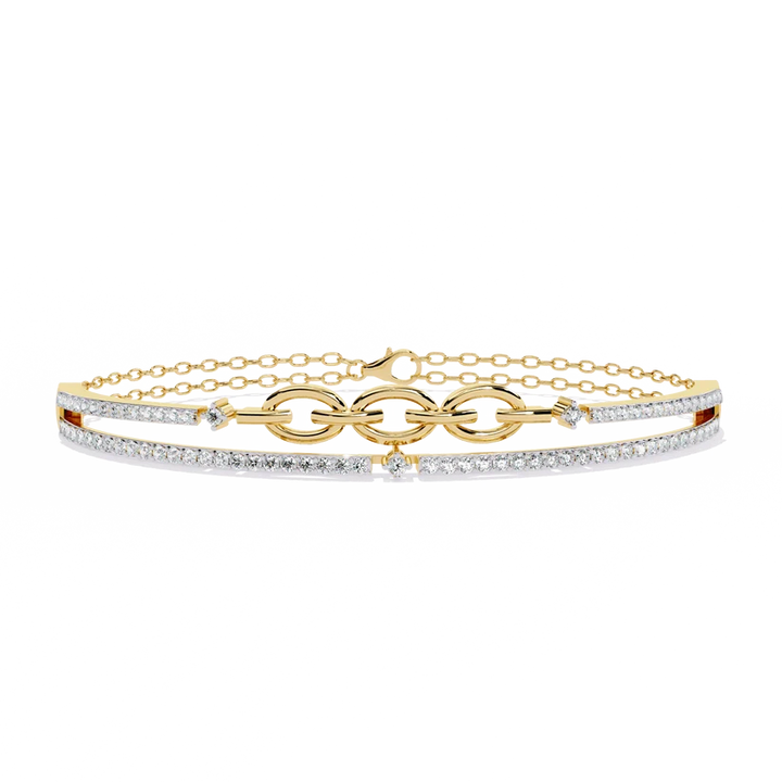 Celestial Link Diamond Bracelet
