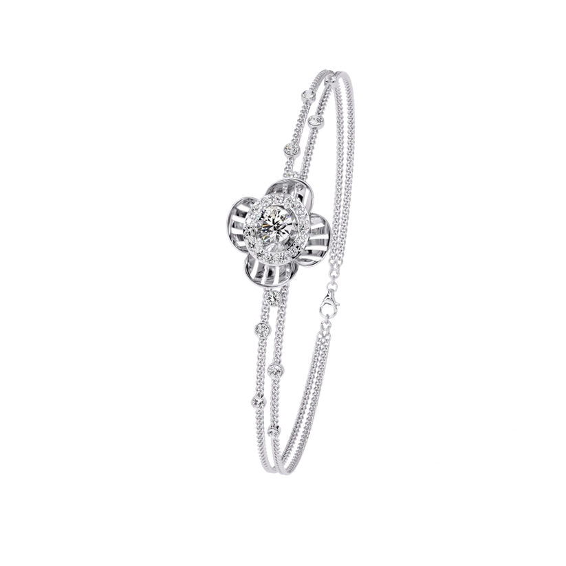 Celestial Bloom Diamond Bracelet