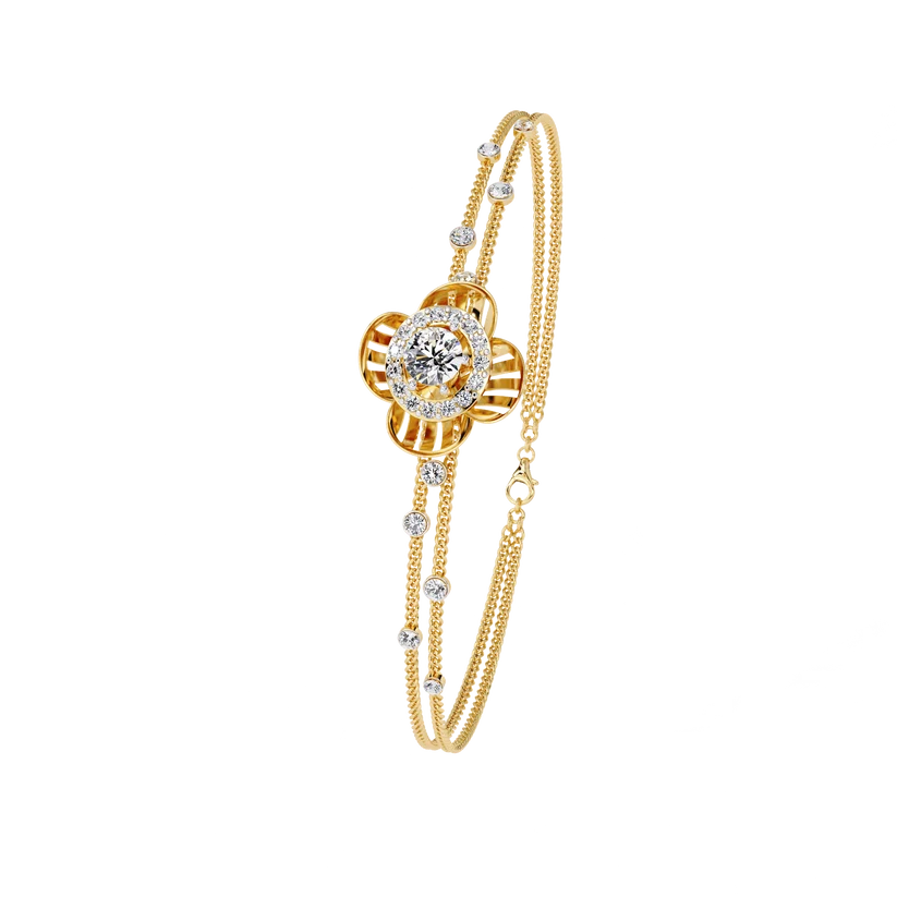Celestial Bloom Diamond Bracelet