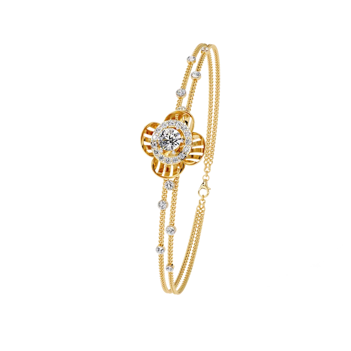 Celestial Bloom Diamond Bracelet