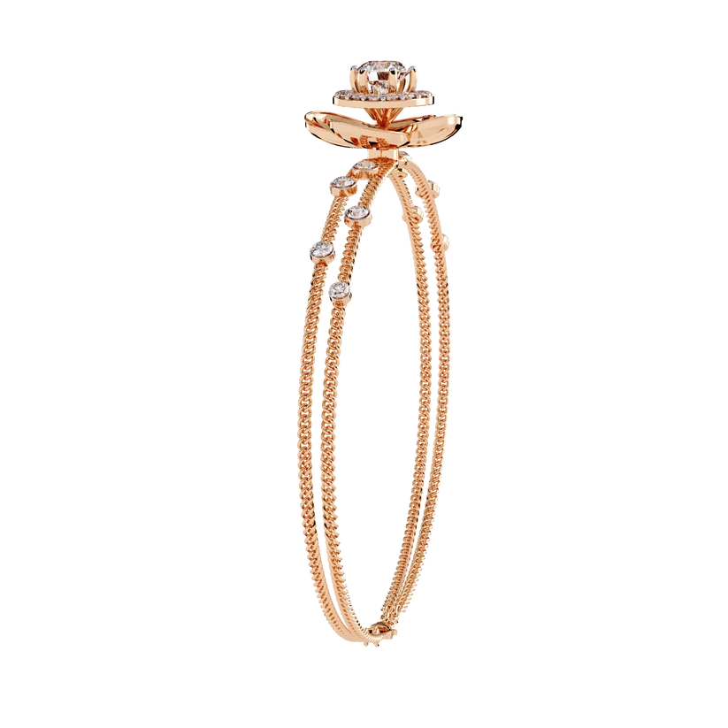 Celestial Bloom Diamond Bracelet