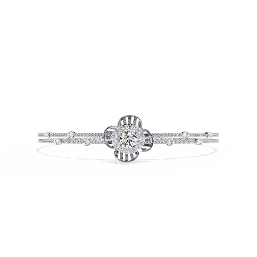 Celestial Bloom Diamond Bracelet
