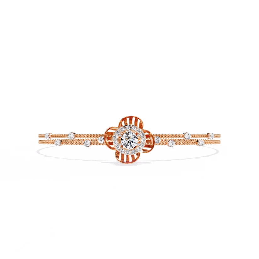 Celestial Bloom Diamond Bracelet