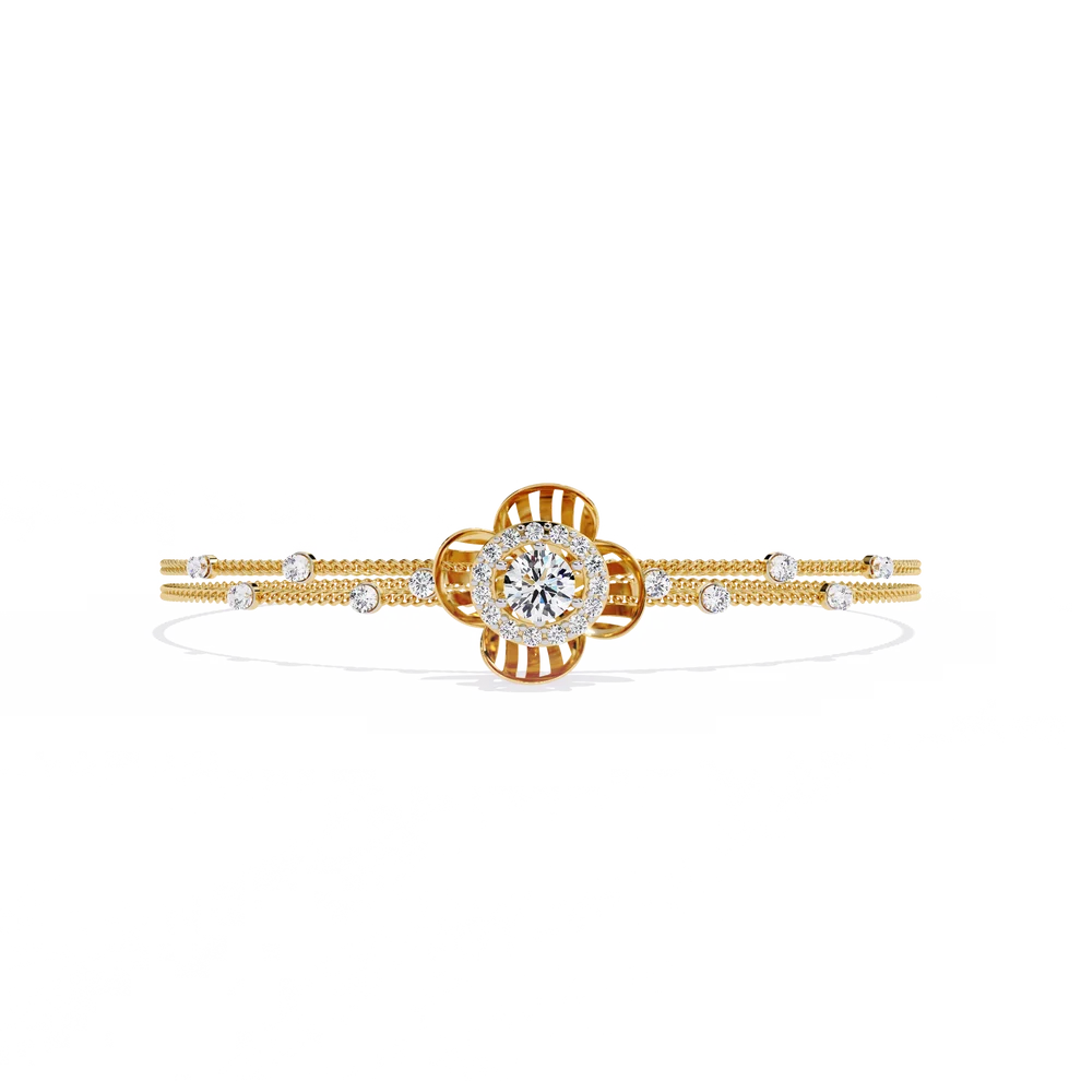 Celestial Bloom Diamond Bracelet