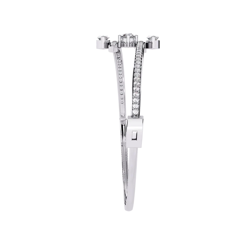 ✨ Celestial Marquise Diamond Cuff Bracelet