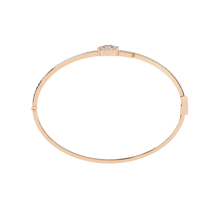 ✨ Celestial Marquise Diamond Cuff Bracelet