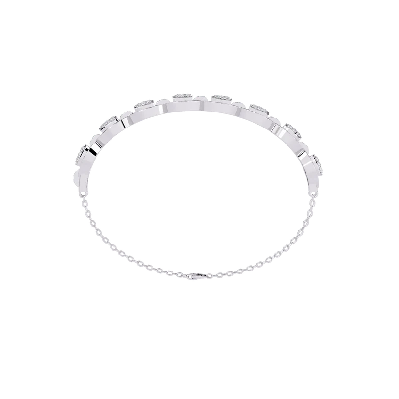 Signature Gold Diamond Link Bracelet
