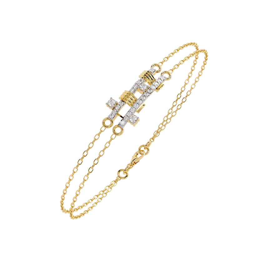 Regal Radiance Diamond Multi-Strand Bracelet