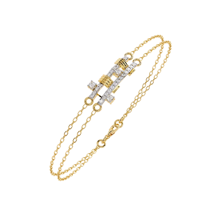 Regal Radiance Diamond Multi-Strand Bracelet