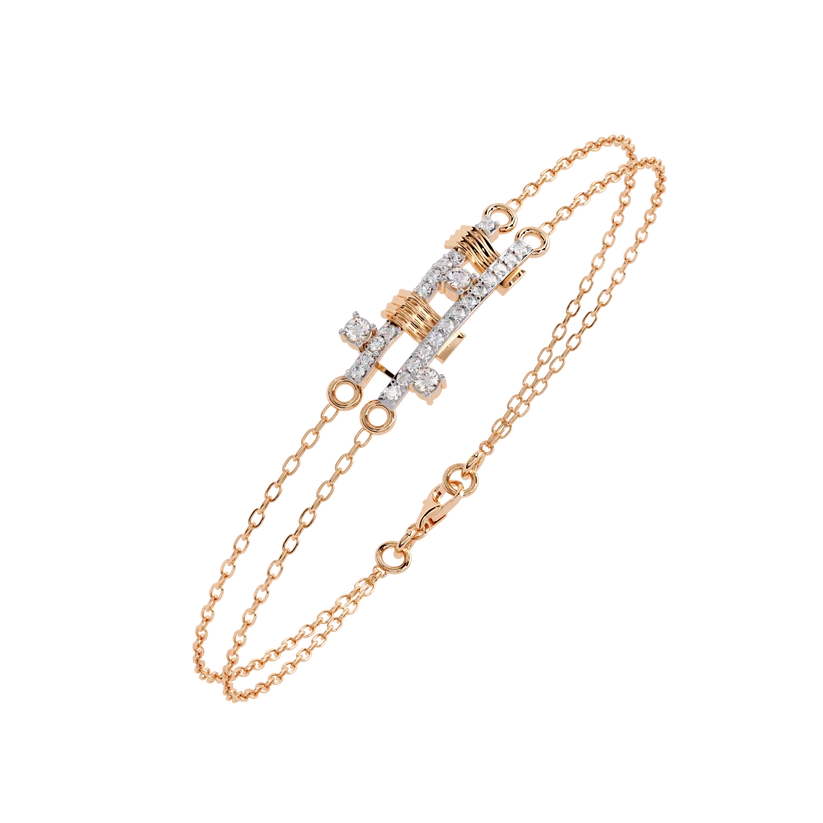 Regal Radiance Diamond Multi-Strand Bracelet