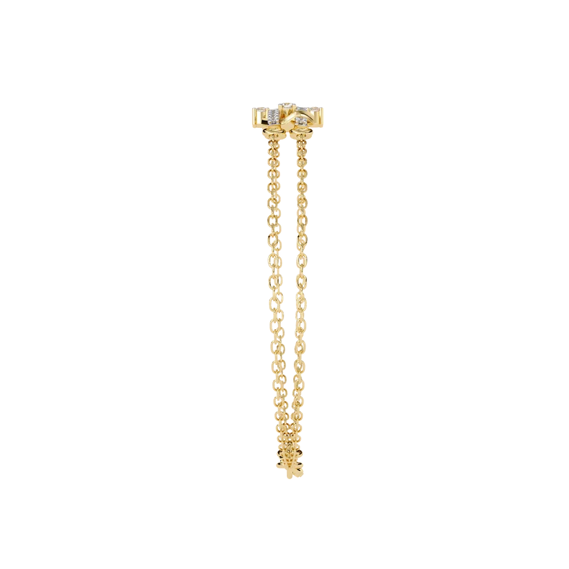 Regal Radiance Diamond Multi-Strand Bracelet