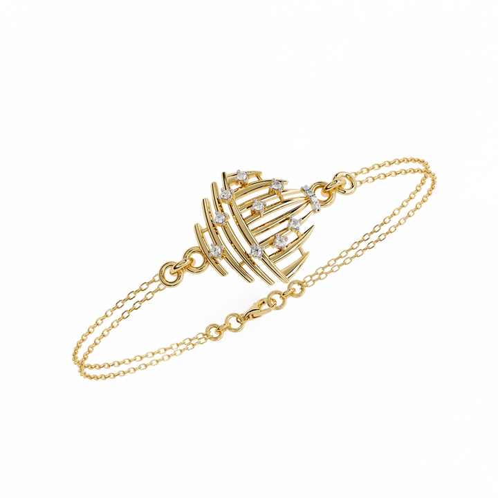 Celestial Cage Diamond Bracelet