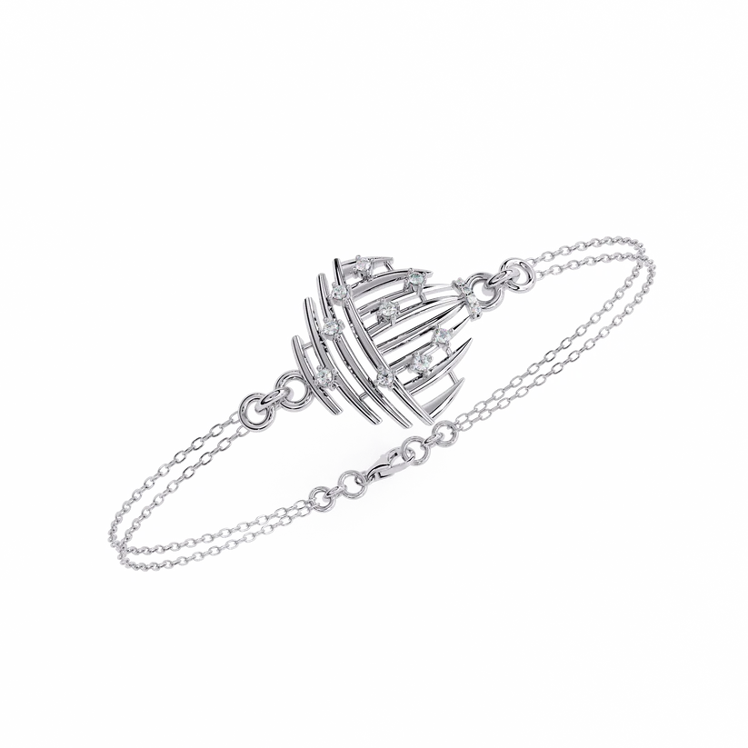 Celestial Cage Diamond Bracelet