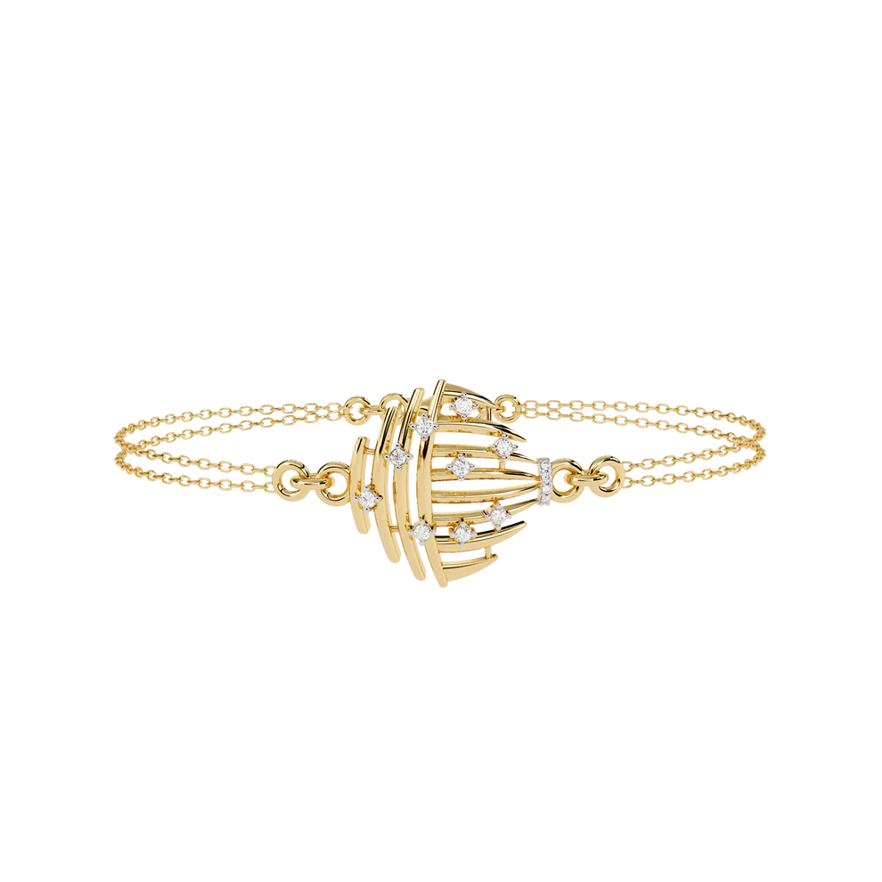 Celestial Cage Diamond Bracelet