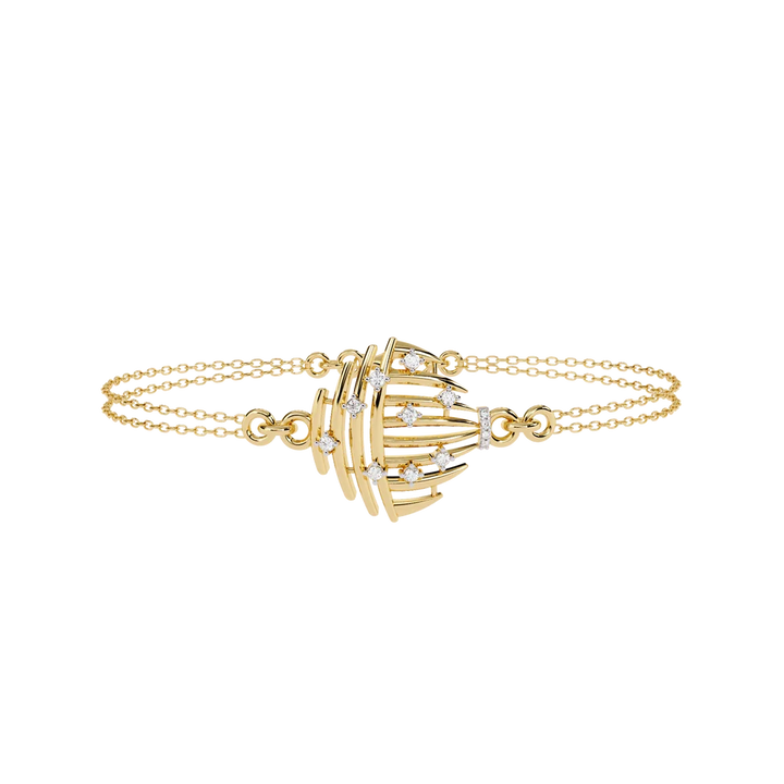 Celestial Cage Diamond Bracelet