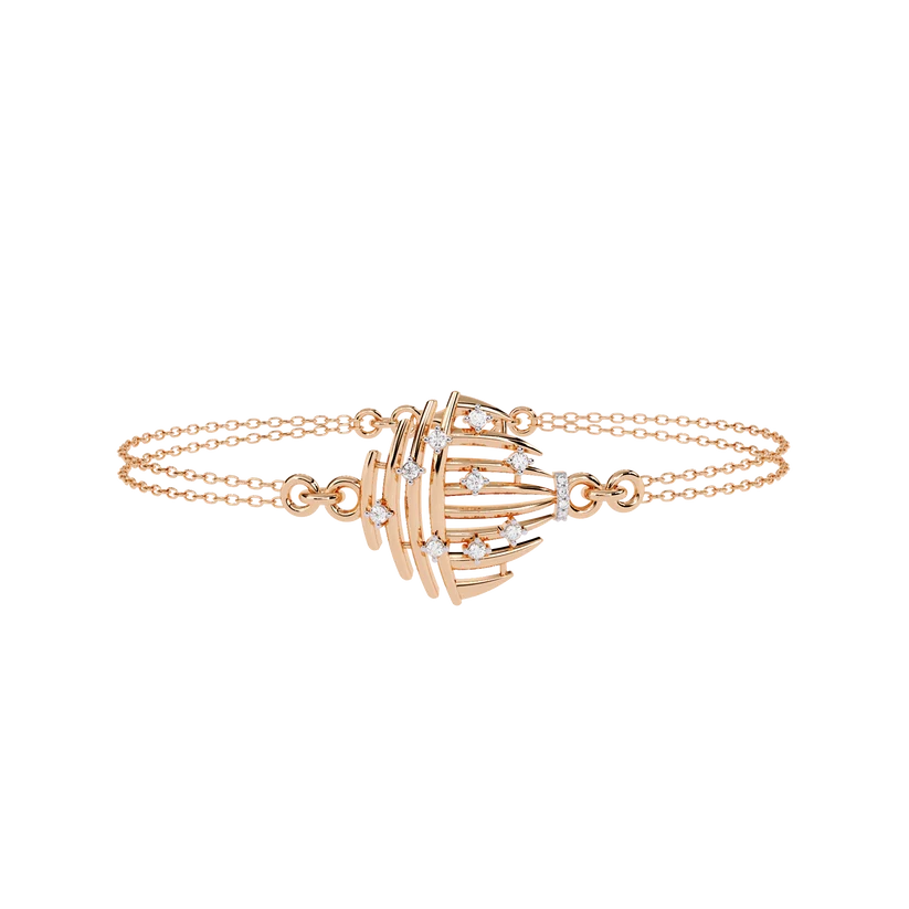 Celestial Cage Diamond Bracelet