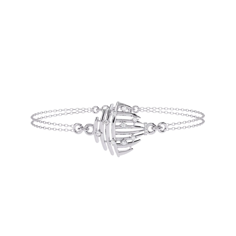 Celestial Cage Diamond Bracelet