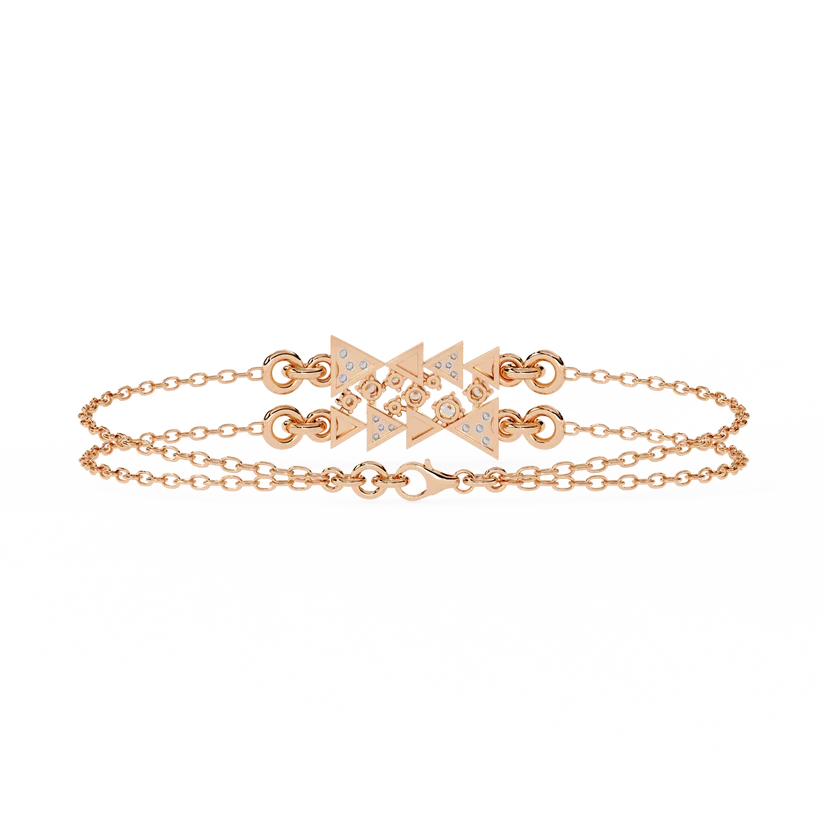 Celestial Geometry Diamond Bracelet