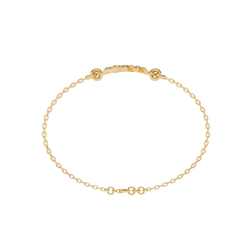 Celestial Geometry Diamond Bracelet