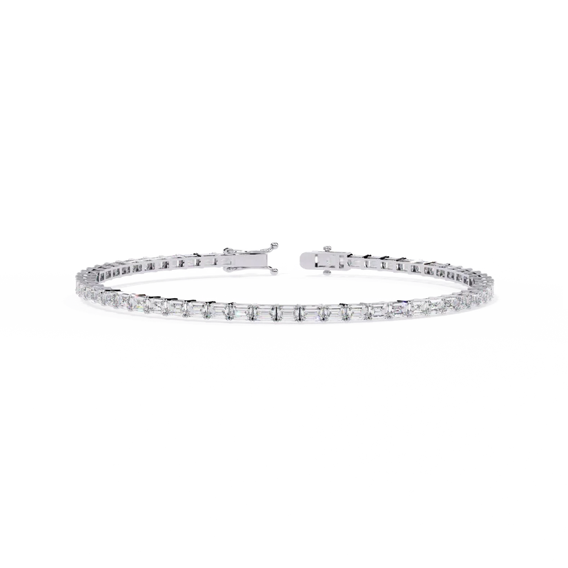 Eternal Emerald & Diamond Tennis Bracelet