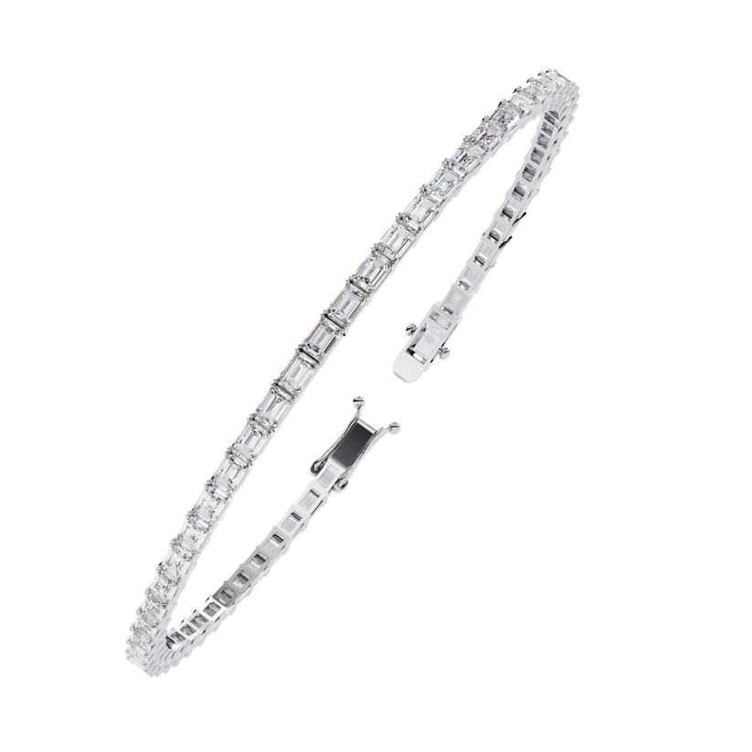 Eternal Emerald & Diamond Tennis Bracelet