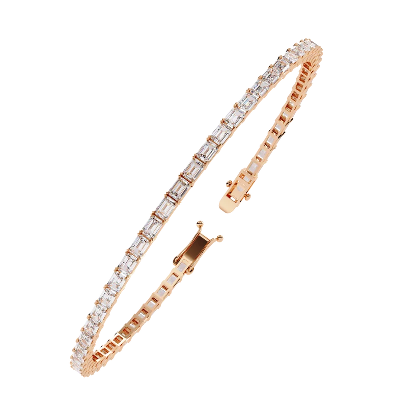Eternal Emerald & Diamond Tennis Bracelet