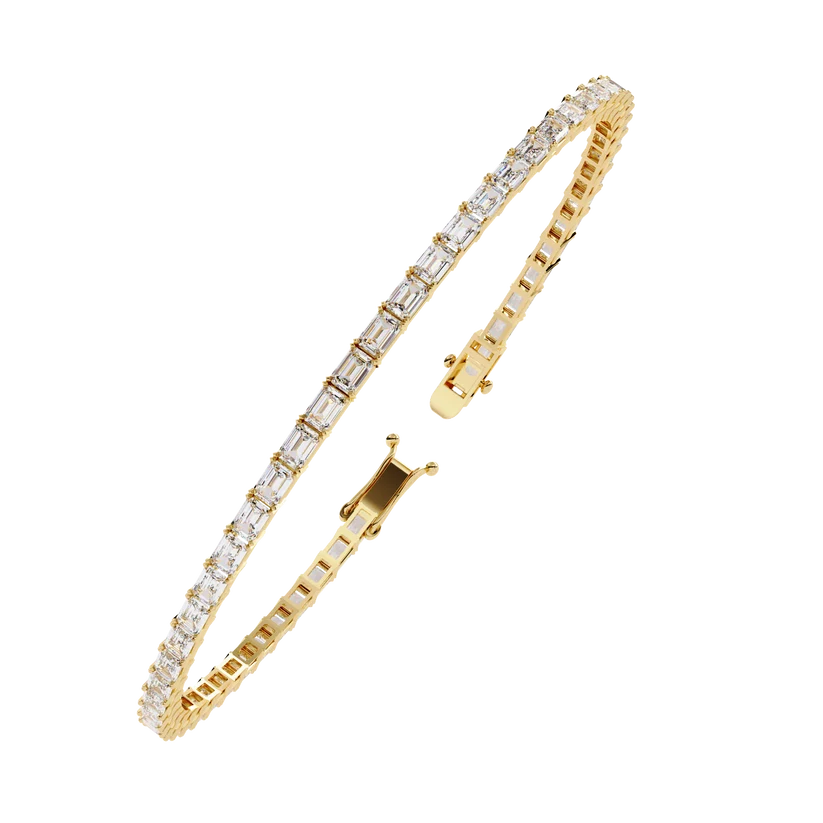 Eternal Emerald & Diamond Tennis Bracelet