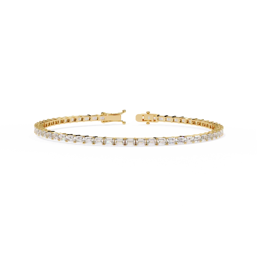 Eternal Emerald & Diamond Tennis Bracelet