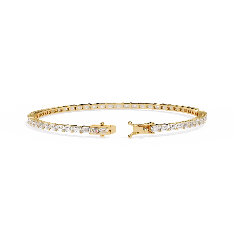 Eternal Emerald & Diamond Tennis Bracelet
