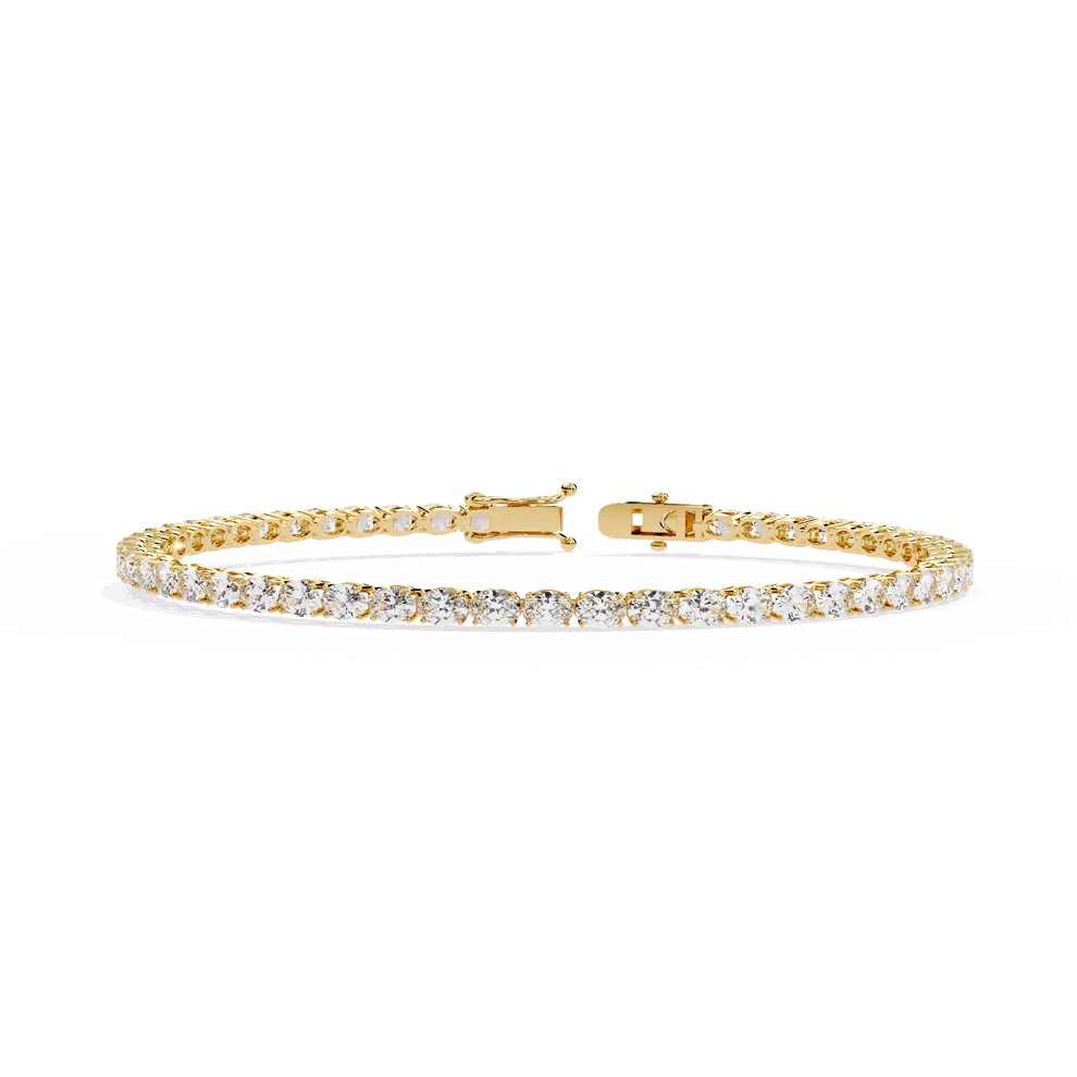 Eternal Grace Oval Diamond Tennis Bracelet