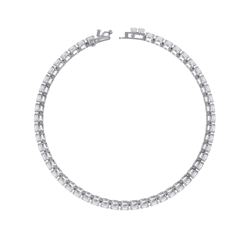 Eternal Grace Oval Diamond Tennis Bracelet