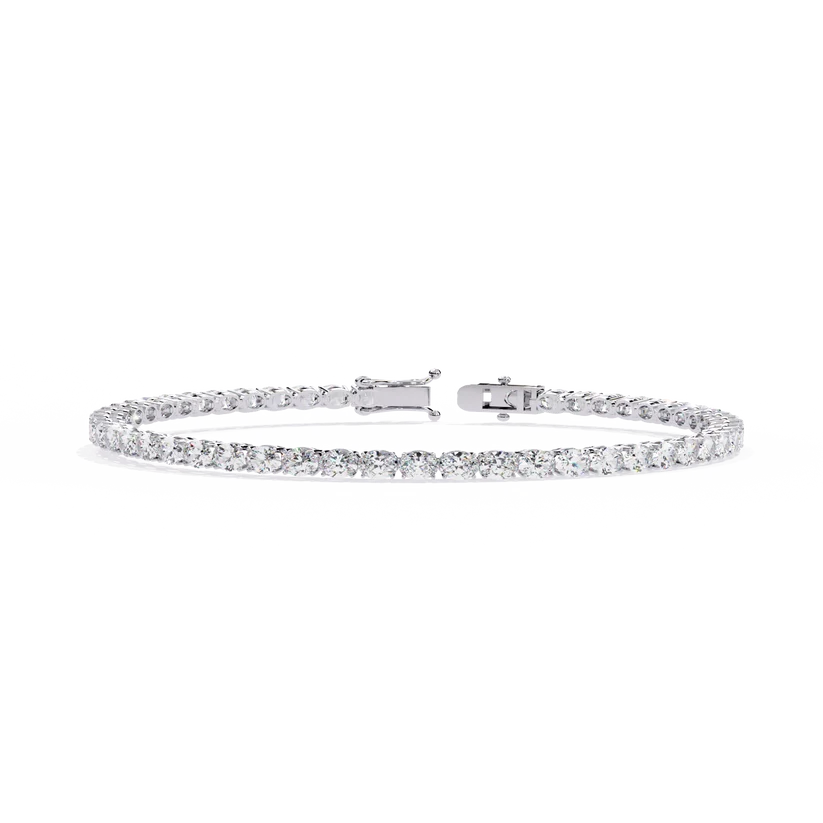 Eternal Grace Oval Diamond Tennis Bracelet