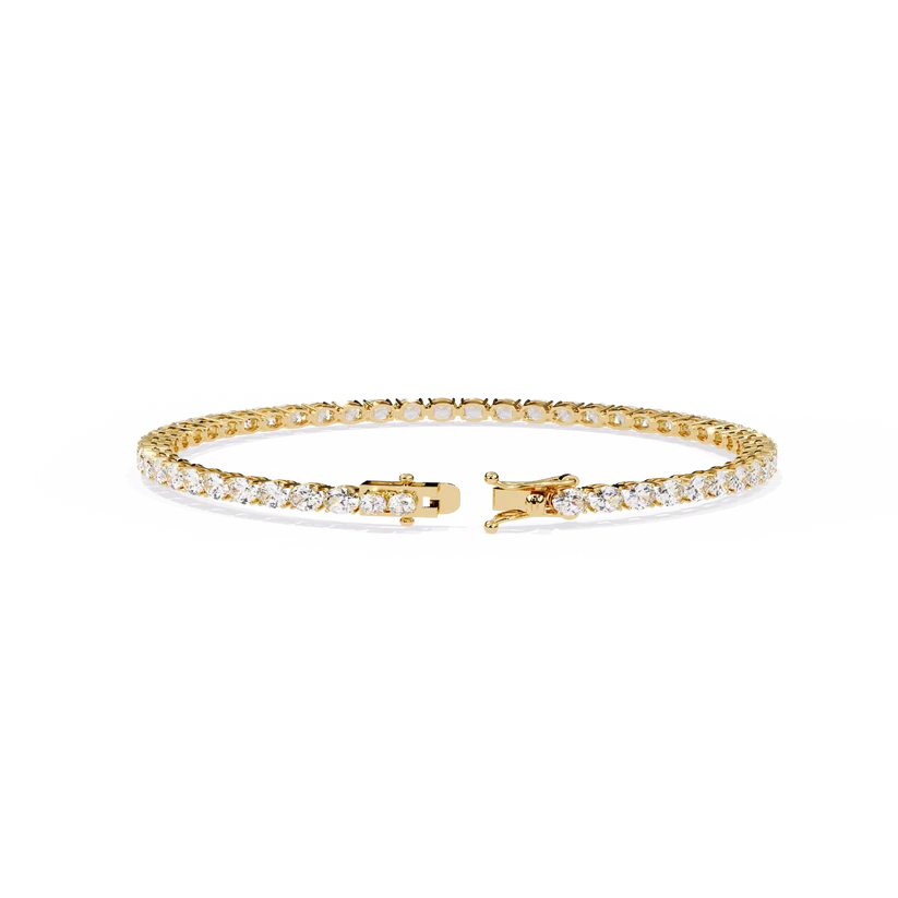 Eternal Grace Oval Diamond Tennis Bracelet