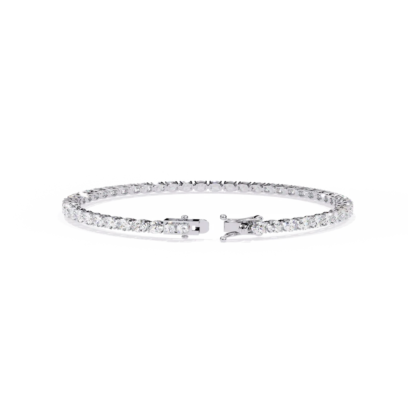 Eternal Grace Oval Diamond Tennis Bracelet