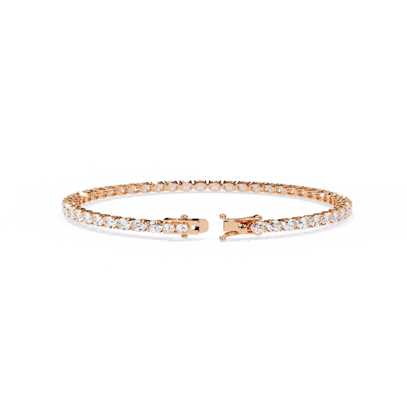 Eternal Grace Oval Diamond Tennis Bracelet