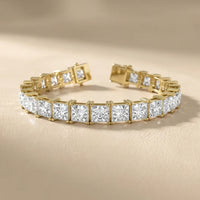 Four Prongs Princess Diamond Tennis Bracelet