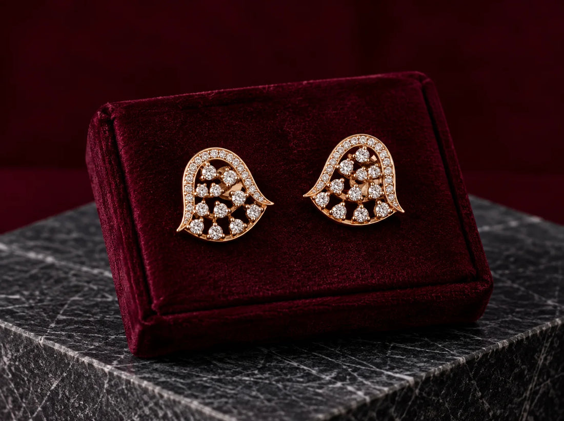 Celestine Lace Diamond Drop Earrings
