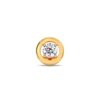 Solara Round Diamond Nose Pin